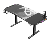 Ultradesk LEVEL V2 LED RGB (Czarno-Białe) (elektryczna regulacja) - 1191849 - zdjęcie 2